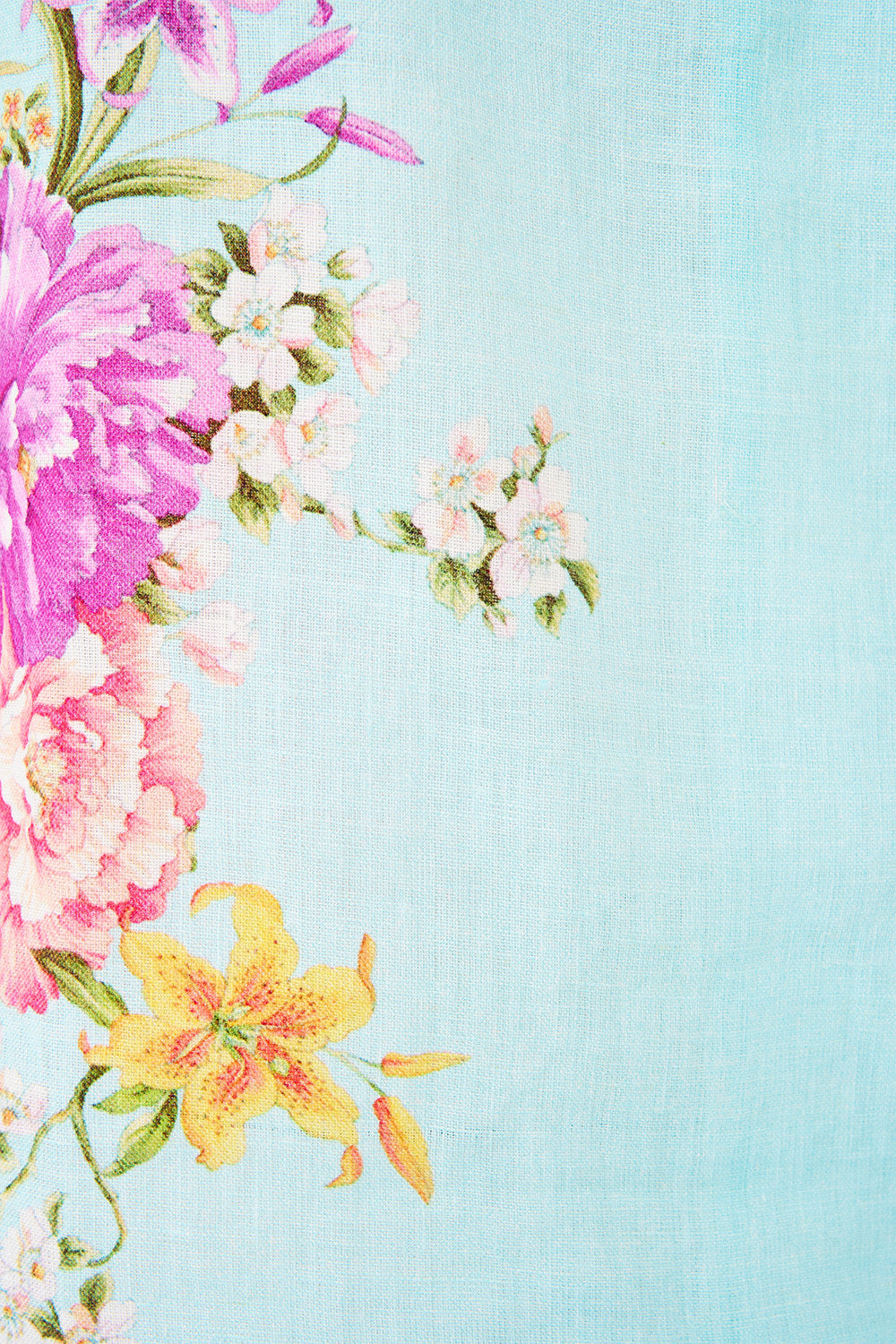 BUTTON THROUGH COLLARED TOP BAZAAR BLOOMS