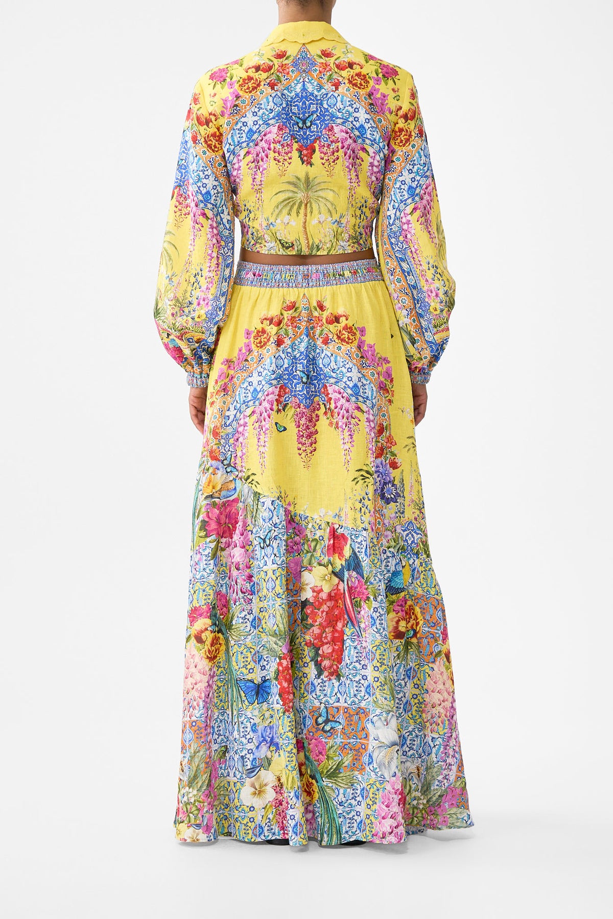 SKIRT WITH SHAPED SEAM SULTANAHMET SUMMER