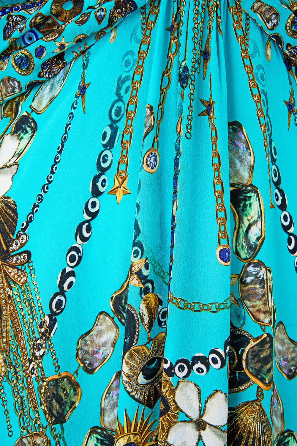 TWIST FRONT WAISTED DRESS TOTEMS AND TREASURES