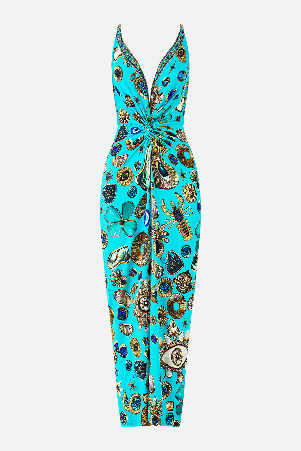 STRAPPY DRESS WITH TWIST FRONT TOTEMS AND TREASURES