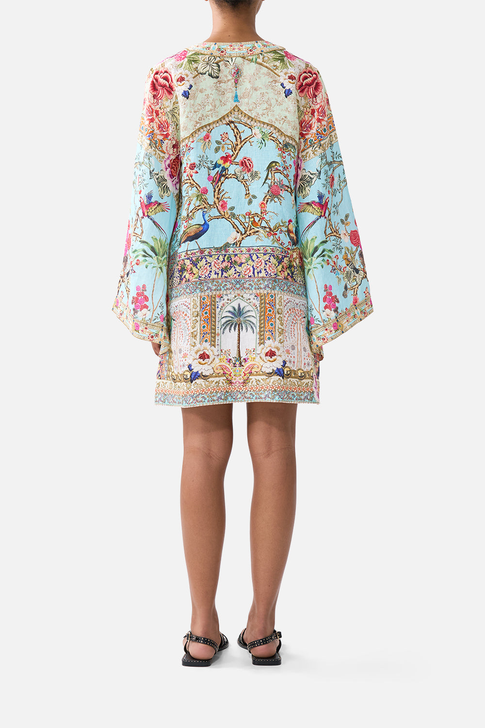 DEEP V-NECK HARDWARE SHORT KAFTAN SULTANS AND QUEENS