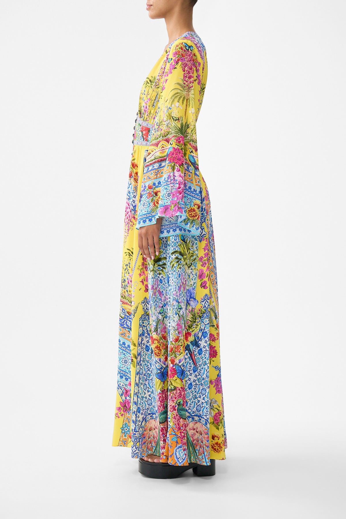The CAMILLA KIMONO SLEEVE DRESS WITH SHIRRING DETAIL SULTANAHMET SUMMER