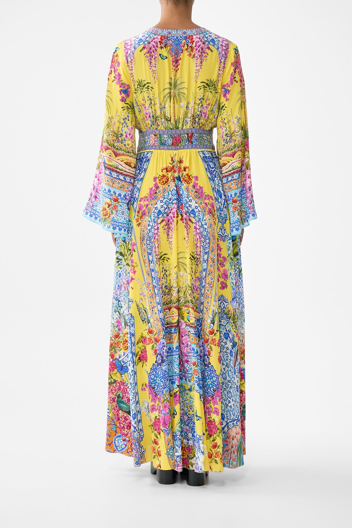 The CAMILLA KIMONO SLEEVE DRESS WITH SHIRRING DETAIL SULTANAHMET SUMMER