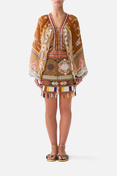 MINI SKIRT FABRIC OF TIME