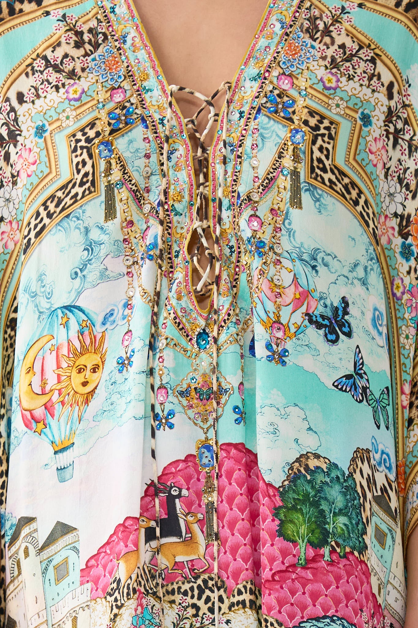 SHORT LACE UP KAFTAN MINIATURE MOMENTS
