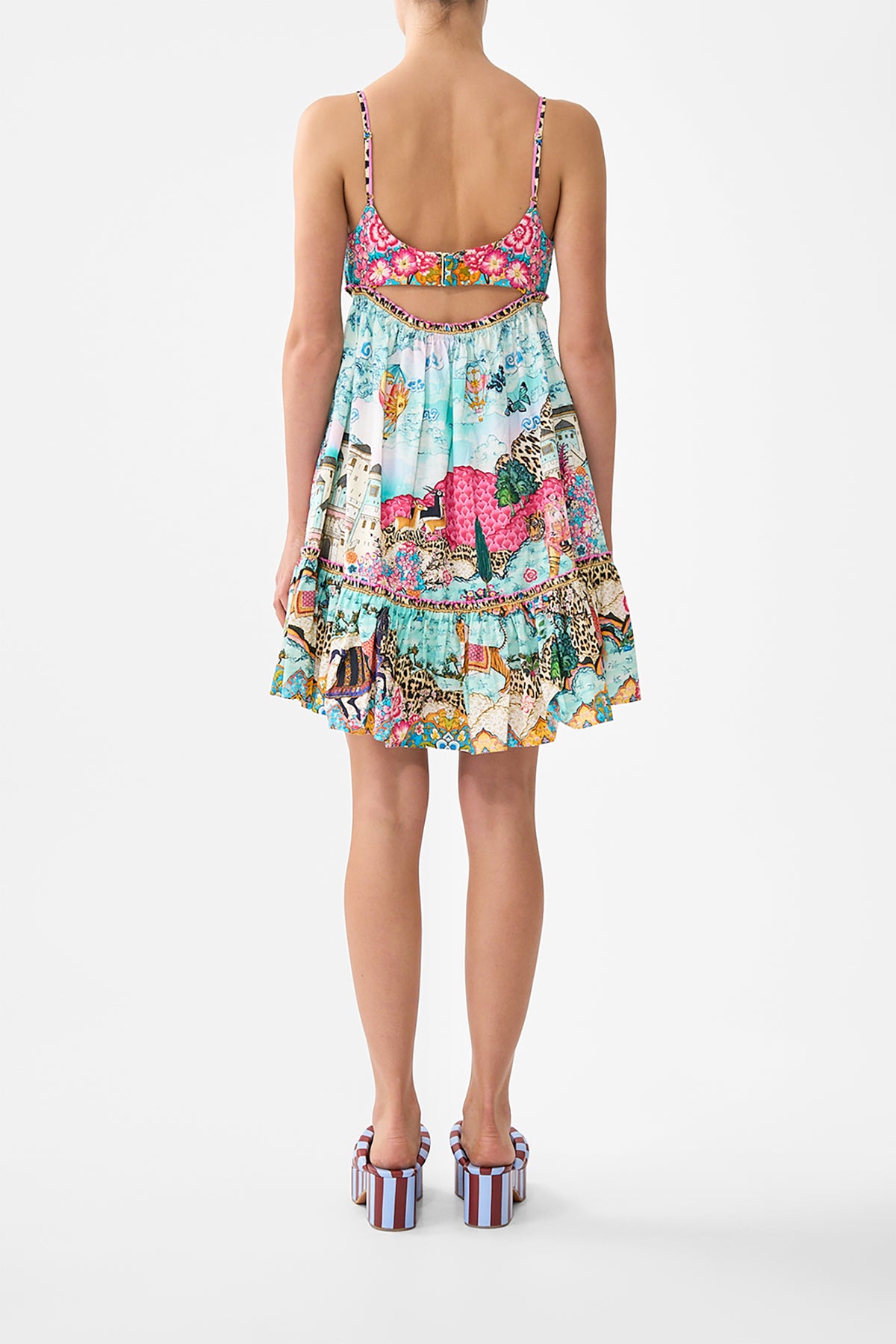 The CAMILLA SHORT DRESS WITH JERSEY BODICE MINIATURE MOMENTS