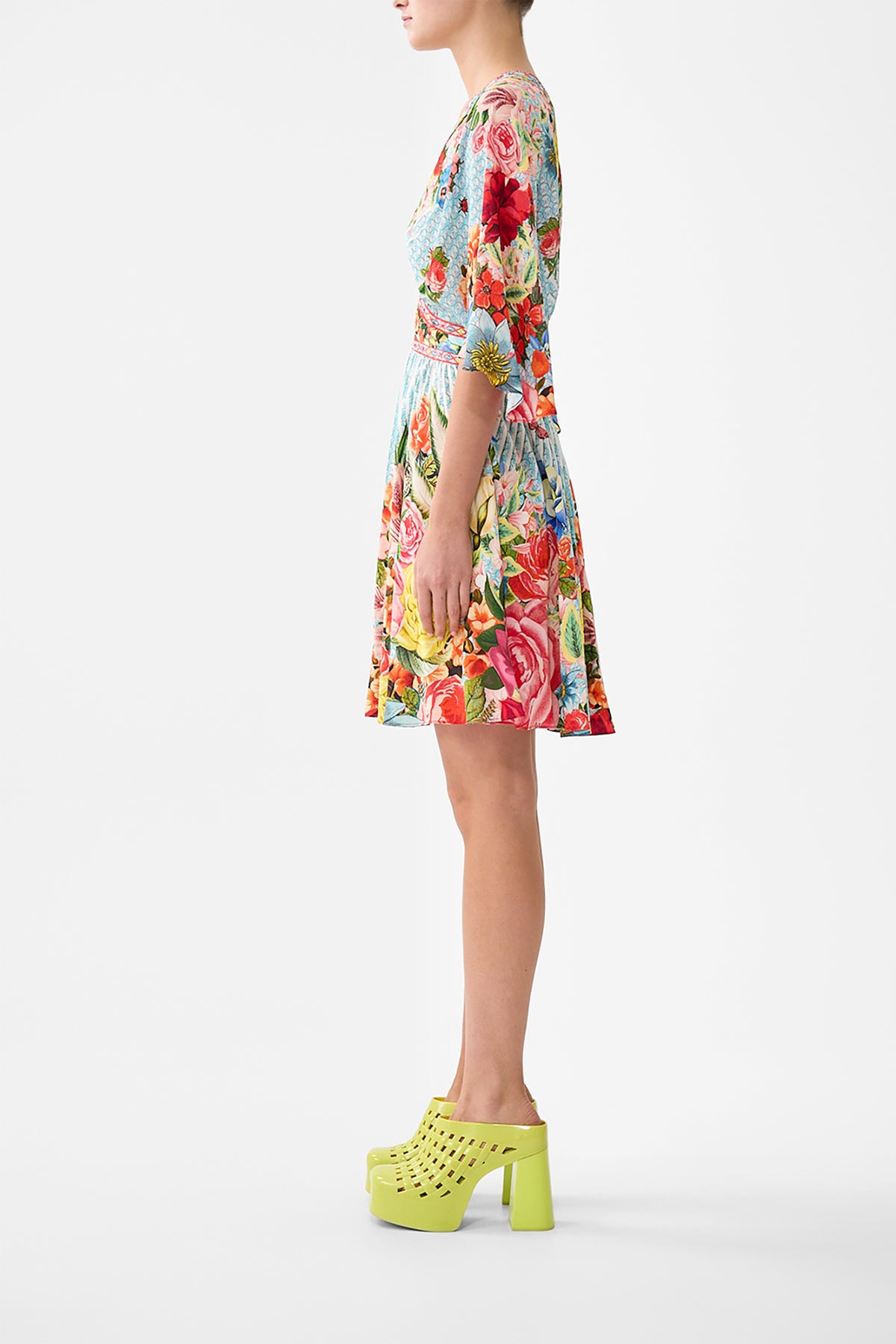 The CAMILLA SHORT WAISTED DRESS PAPERS AND CURIOUS CAPERS