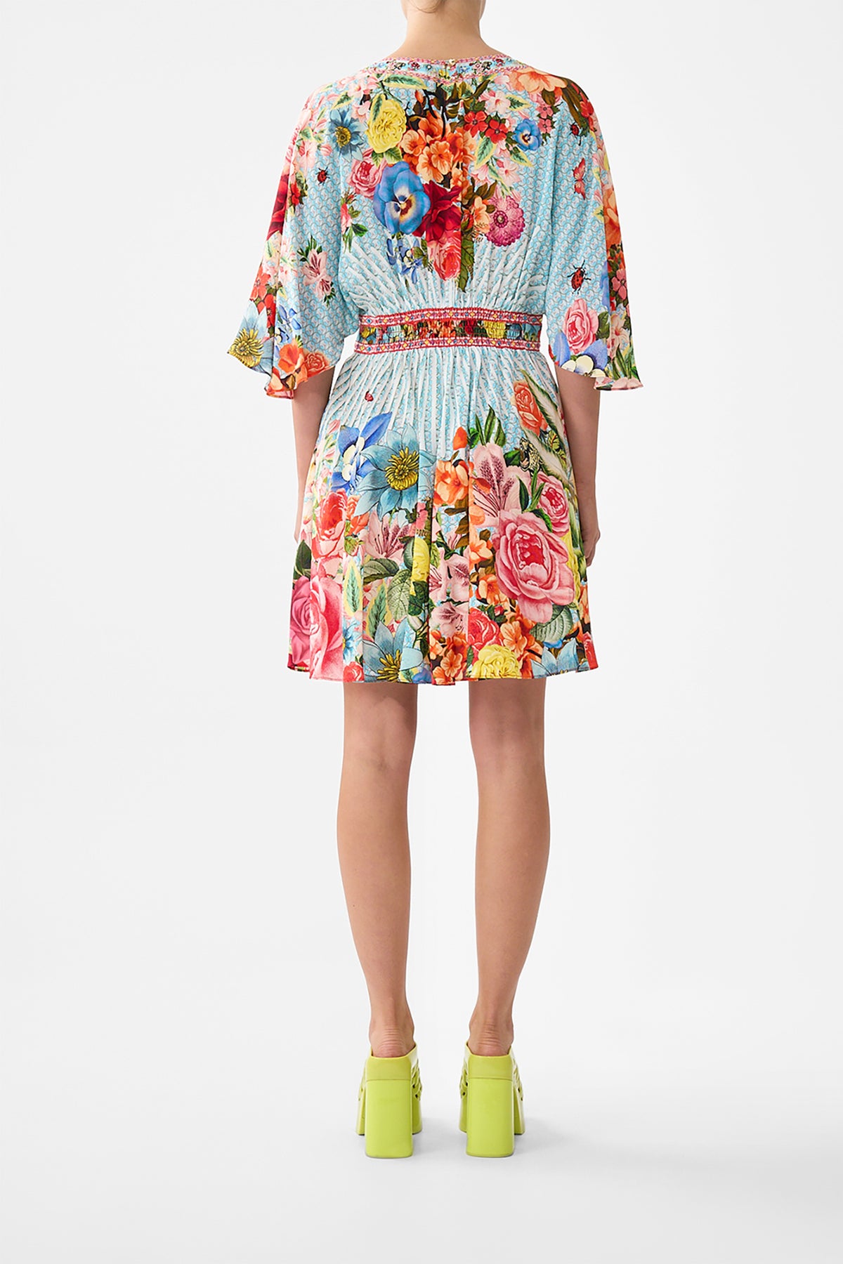 The CAMILLA SHORT WAISTED DRESS PAPERS AND CURIOUS CAPERS