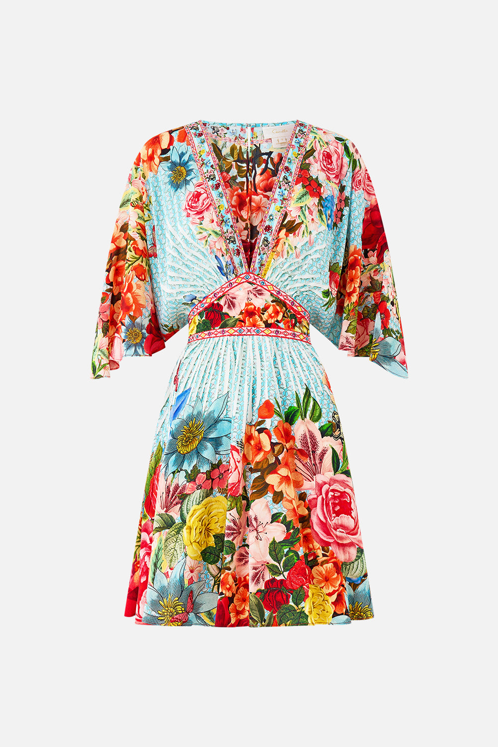 The CAMILLA SHORT WAISTED DRESS PAPERS AND CURIOUS CAPERS