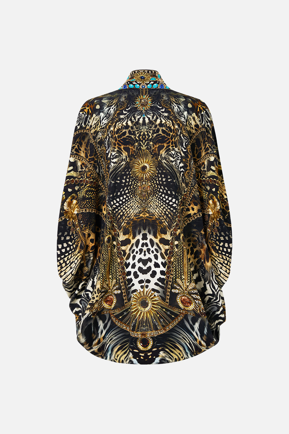 The CAMILLA OPEN FRONT CARDI CAPE FELINE FOLKLORE