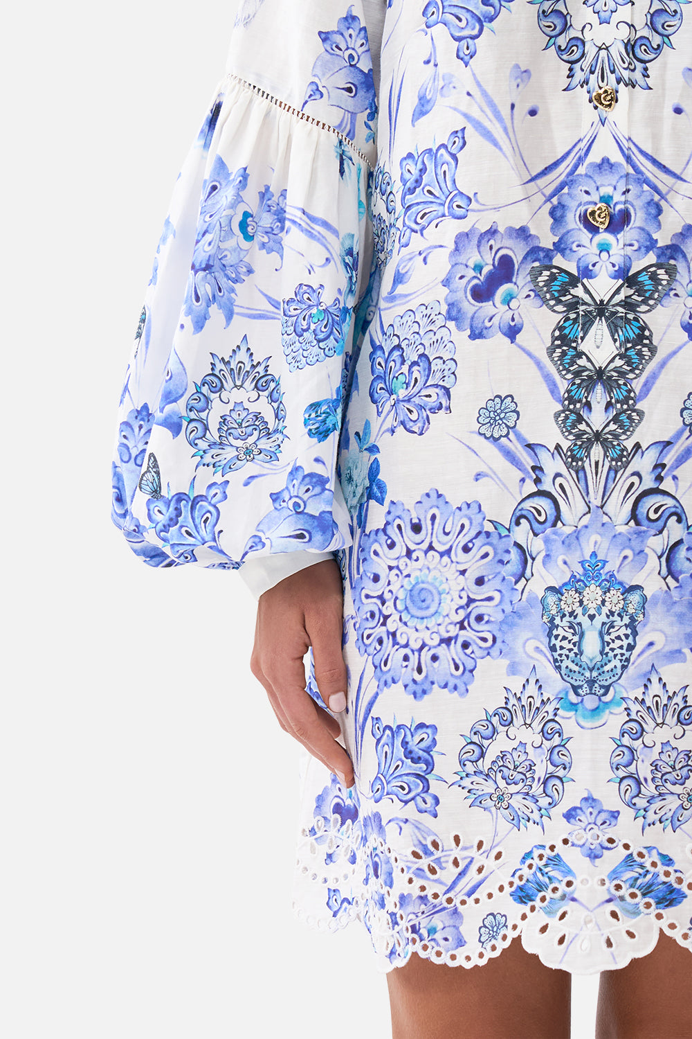 All About That Lace Shirt Dress With Blouson Sleeve | CAMILLA AU CAMILLA All About That Lace Shirt Dress With Blouson Sleeve | CAMILLA AU CAMILLA