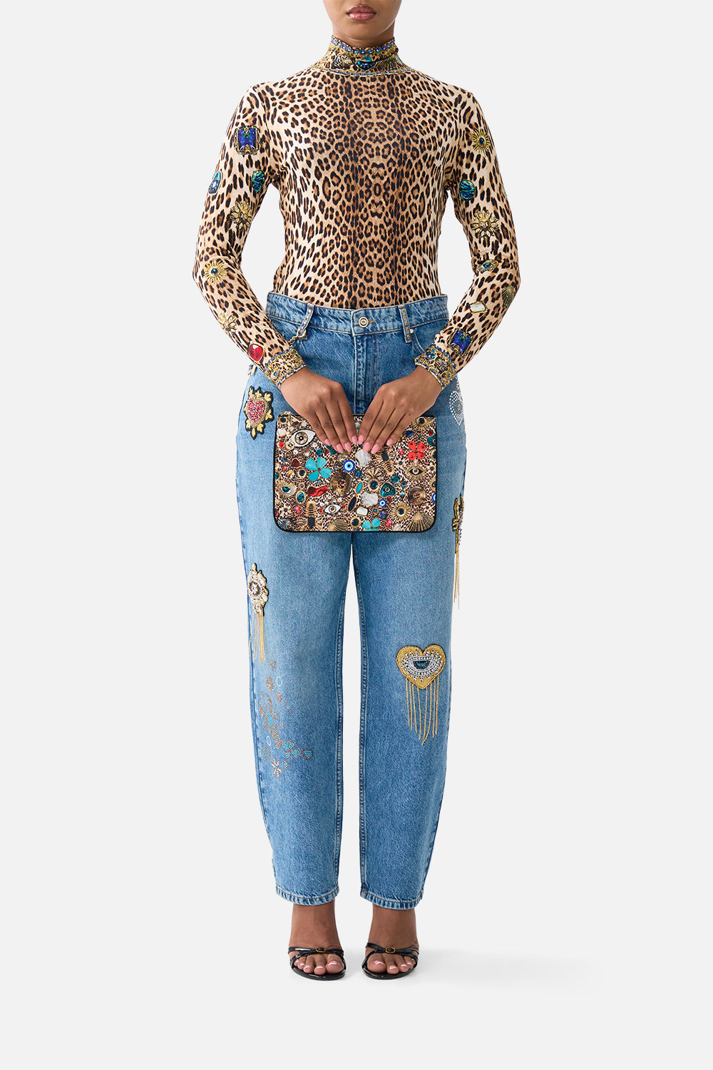 SMALL CANVAS CLUTCH NAZAR NIRVANA