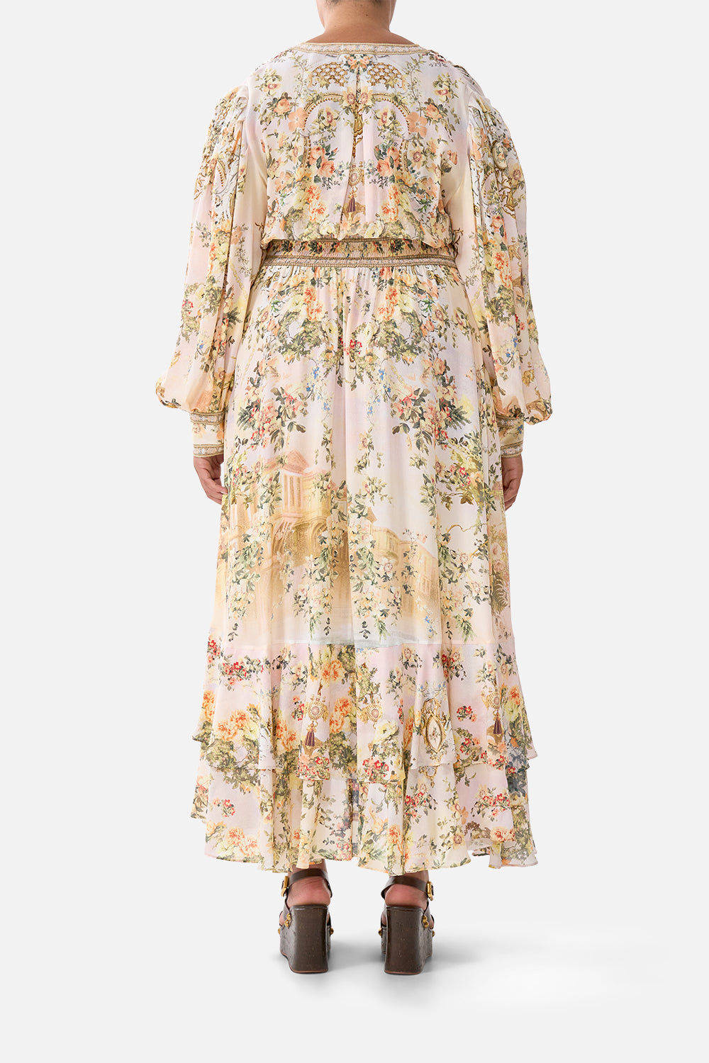 LONG BUTTON FRONT DRESS TWILIGHT IN ISTANBUL