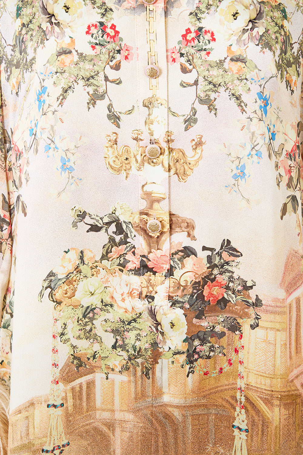 MINI SHIRT DRESS WITH FEATHERS TWILIGHT IN ISTANBUL