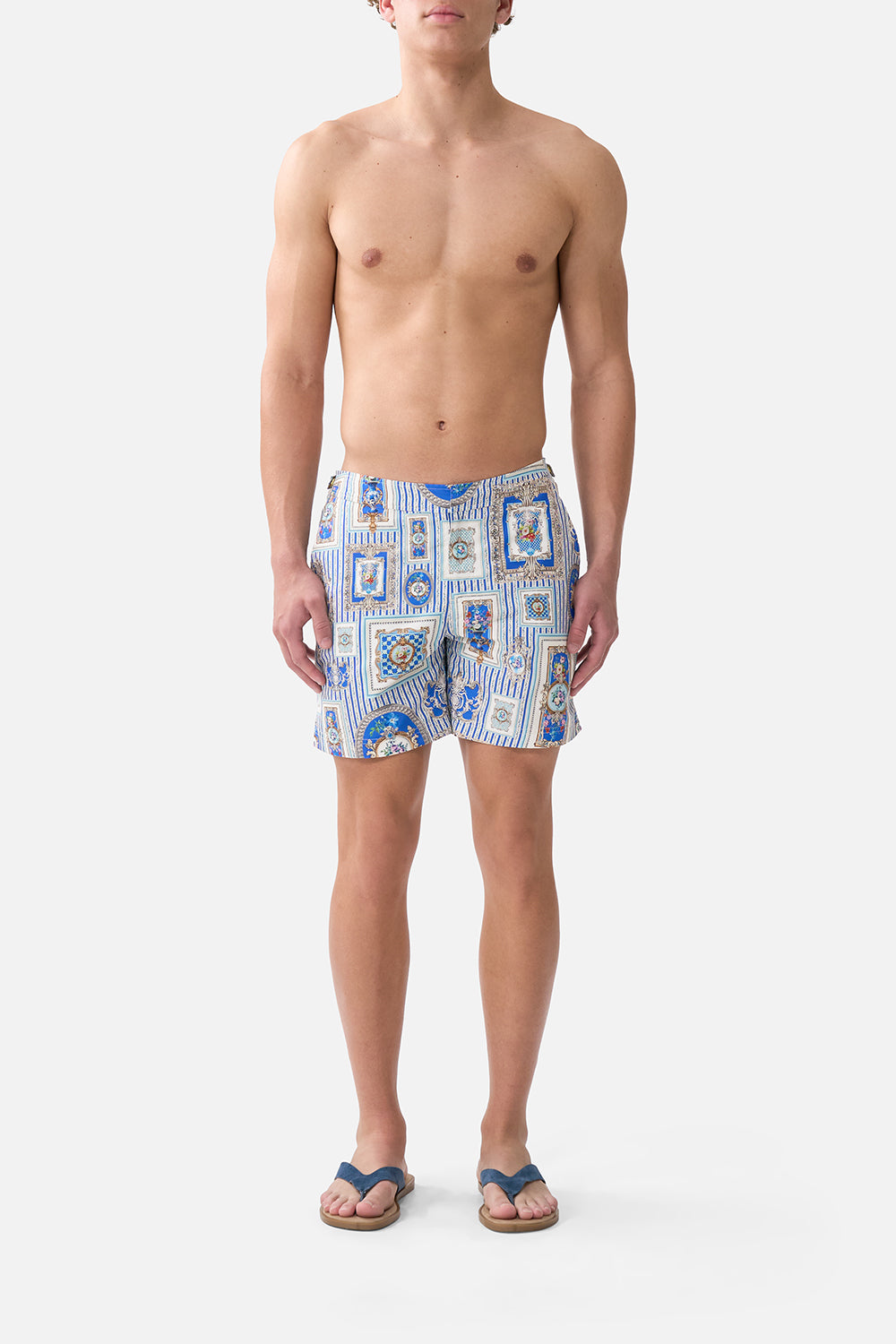 MID LENGTH BOARDSHORT WITH FIXED WAIST OTTOMAN OPULENCE
