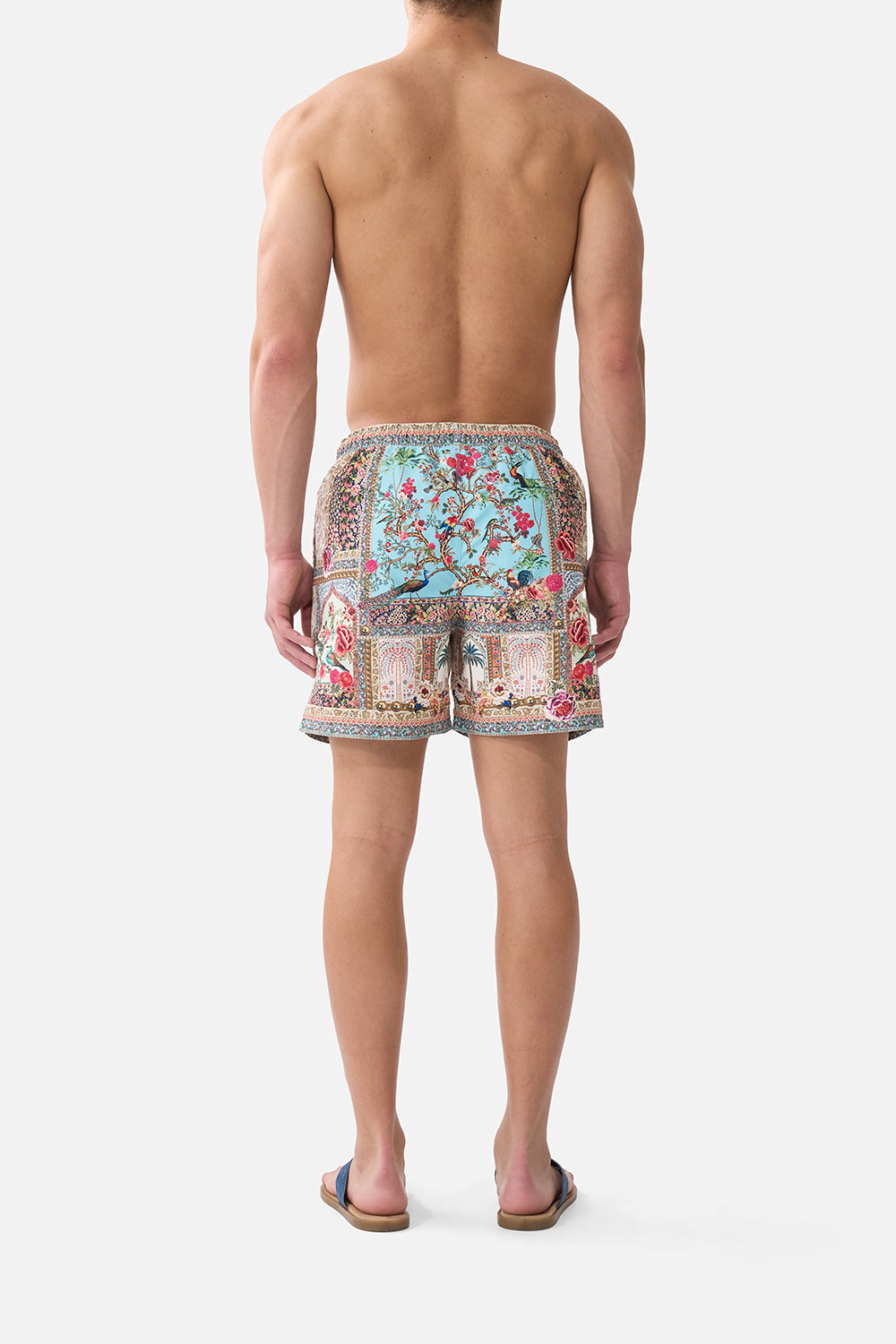 MID LENGTH BOARDSHORT WITH ELASTIC WAIST SULTANS AND QUEENS