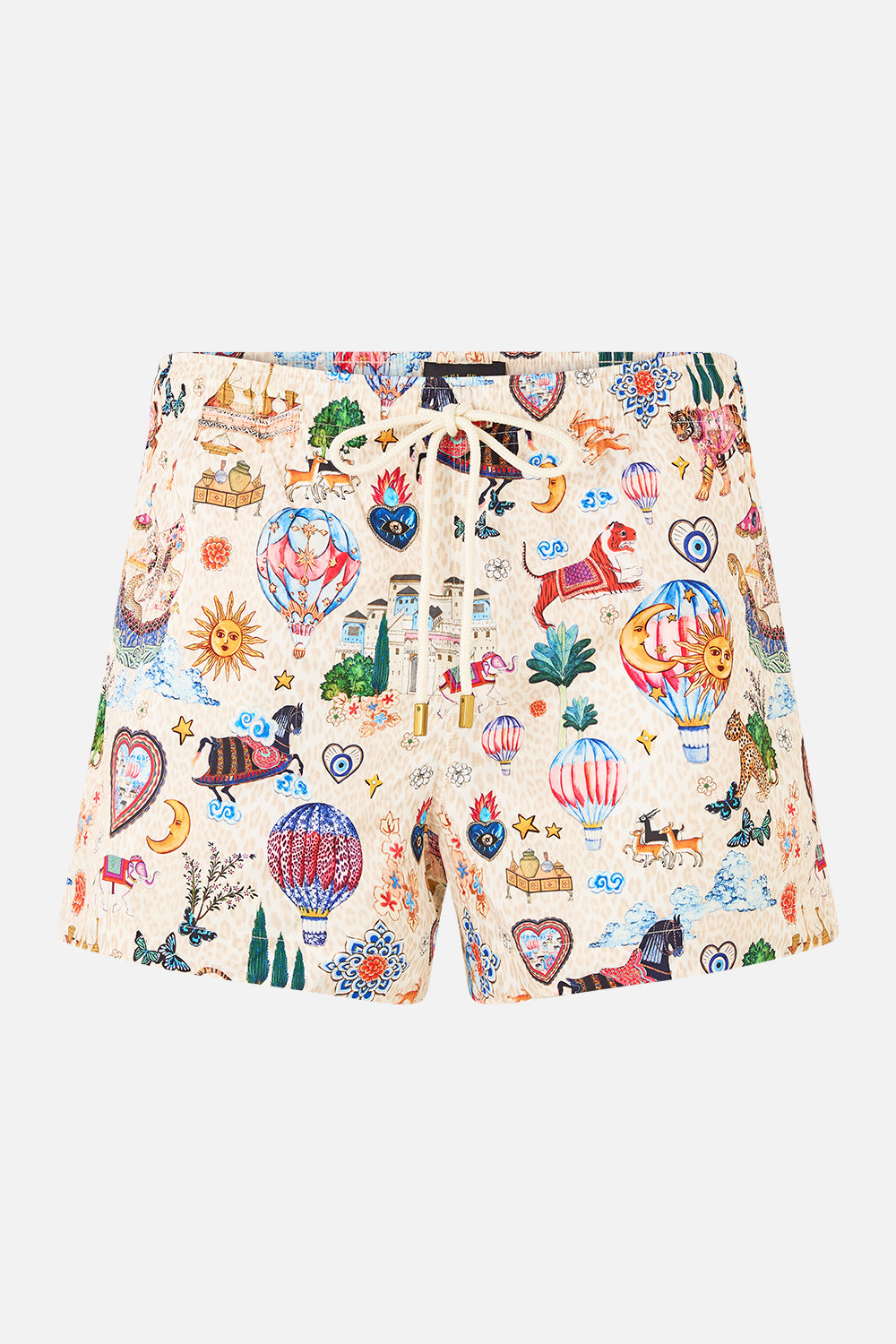The CAMILLA SHORT LENGTH BOARDSHORT WITH ELASTIC WAIST KAPADOKYA KITSCH