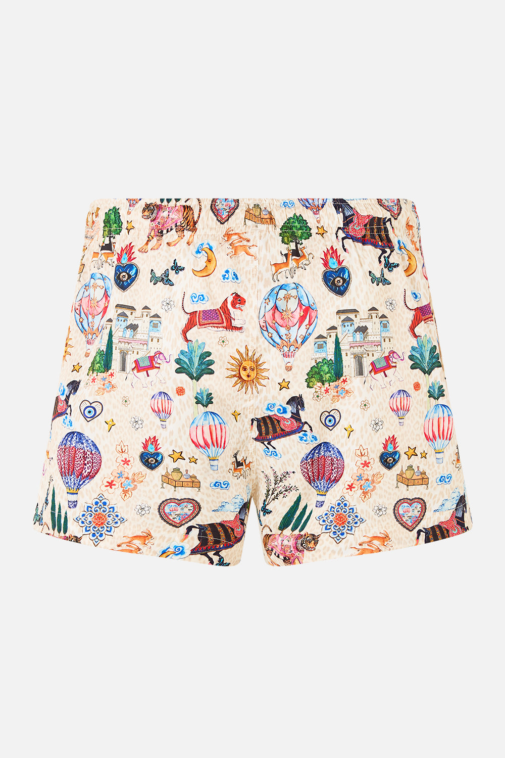 The CAMILLA SHORT LENGTH BOARDSHORT WITH ELASTIC WAIST KAPADOKYA KITSCH