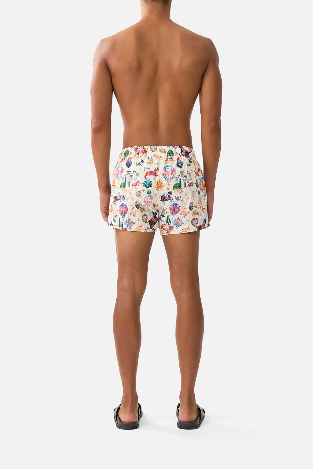 The CAMILLA SHORT LENGTH BOARDSHORT WITH ELASTIC WAIST KAPADOKYA KITSCH
