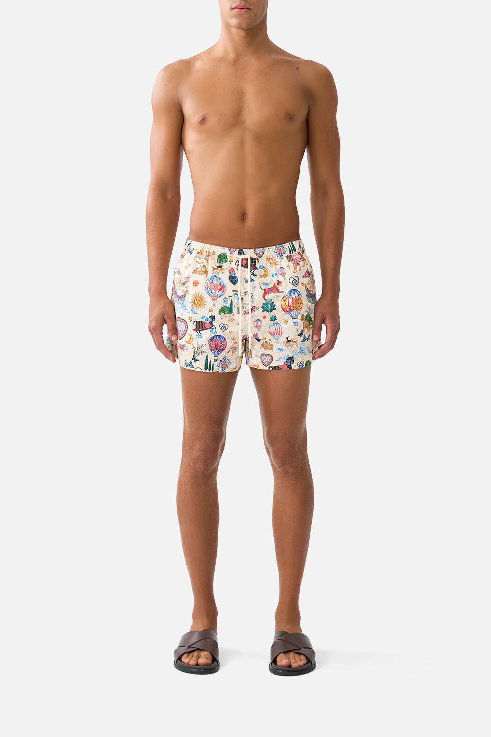The CAMILLA SHORT LENGTH BOARDSHORT WITH ELASTIC WAIST KAPADOKYA KITSCHKAPADOKYA KITSCH