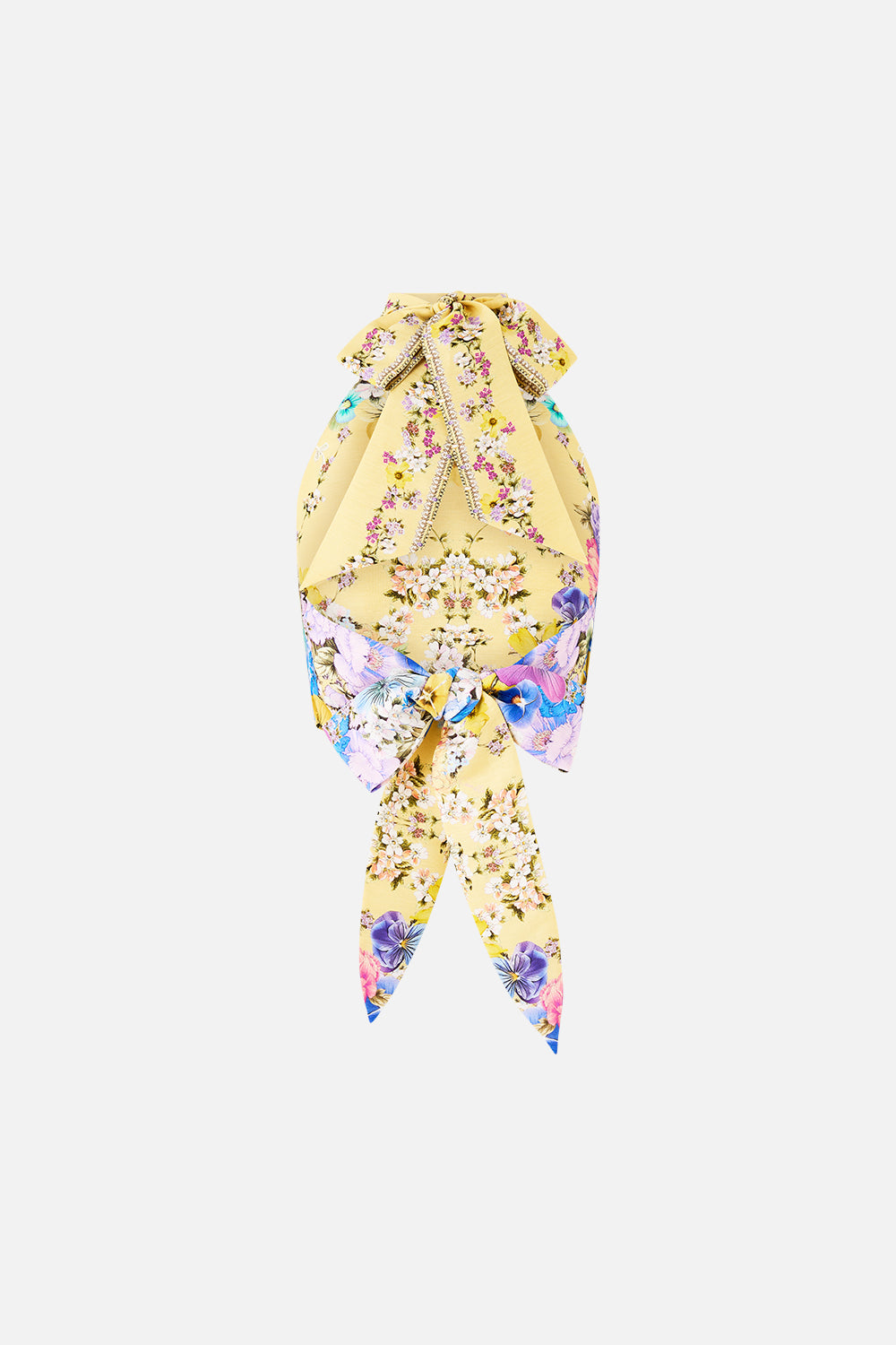 The CAMILLA HALTER TIE BACK TOP DARLING BUDS