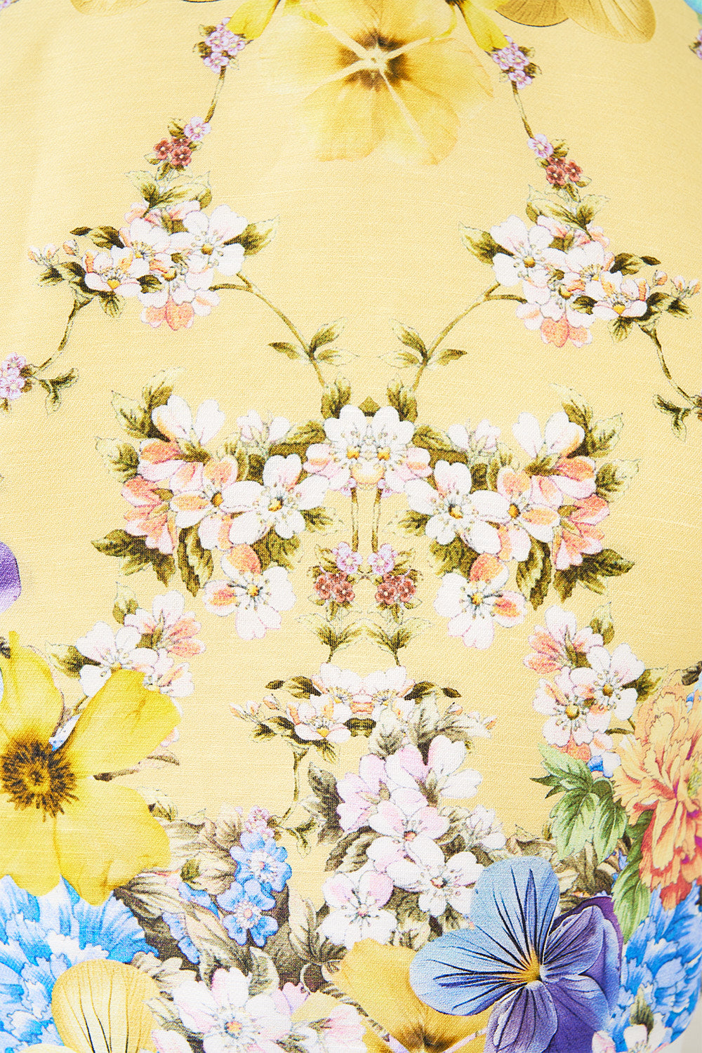 The CAMILLA HALTER TIE BACK TOP DARLING BUDS