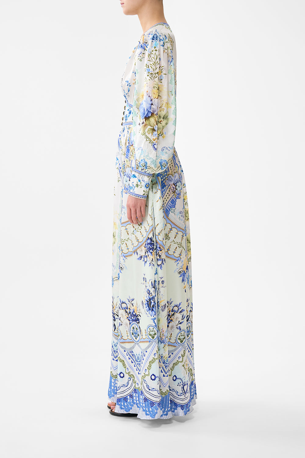 The CAMILLA SHAPED WAISTBAND DRESS WITH GATHERED SLEEVES MY HOMESPUN HEART