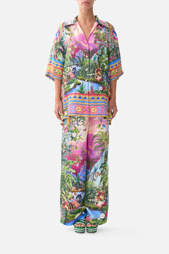 BUTTON FRONT LOUNGE PANT TURKISH DELIGHT