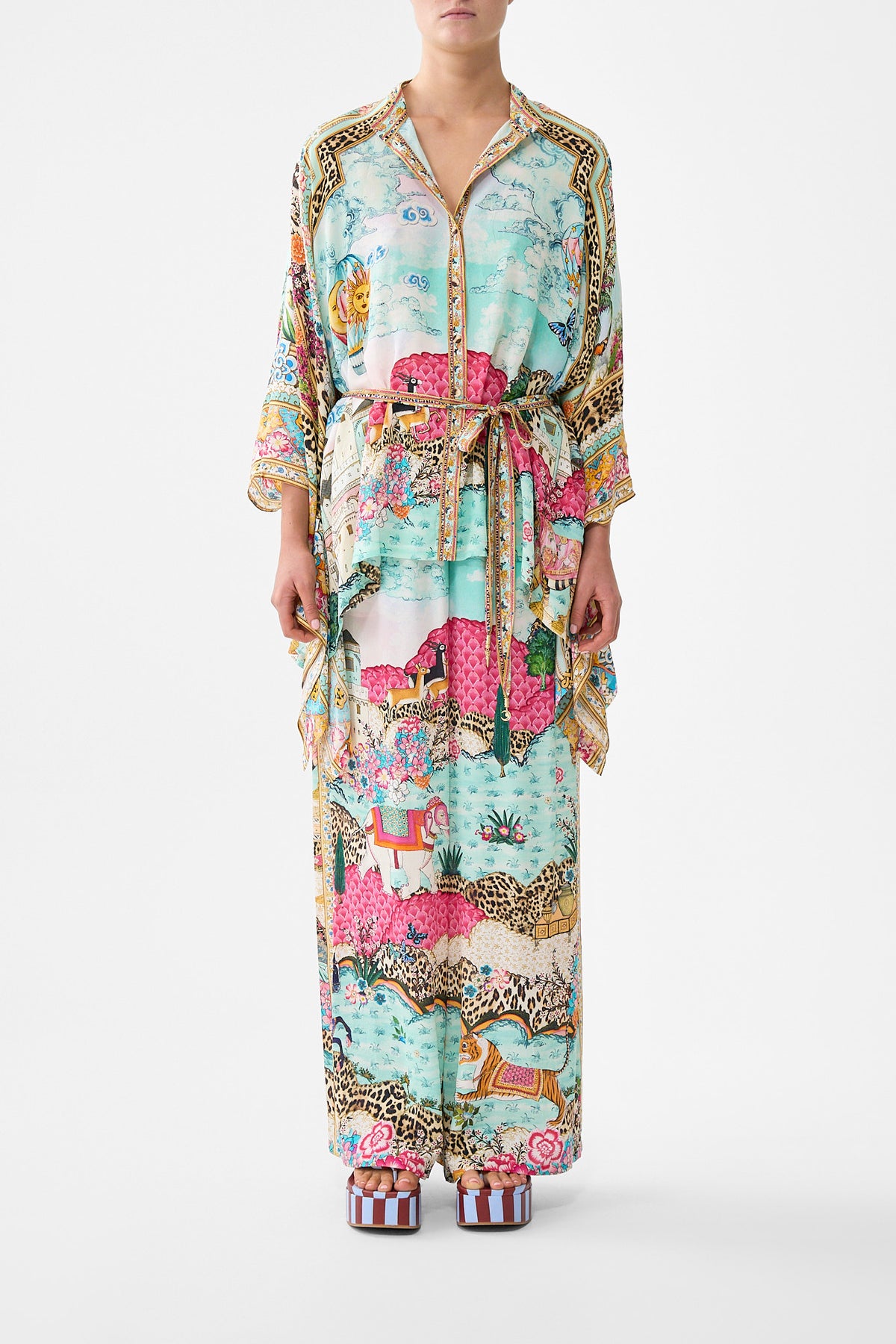 BUTTON THROUGH SCARF BLOUSE MINIATURE MOMENTS