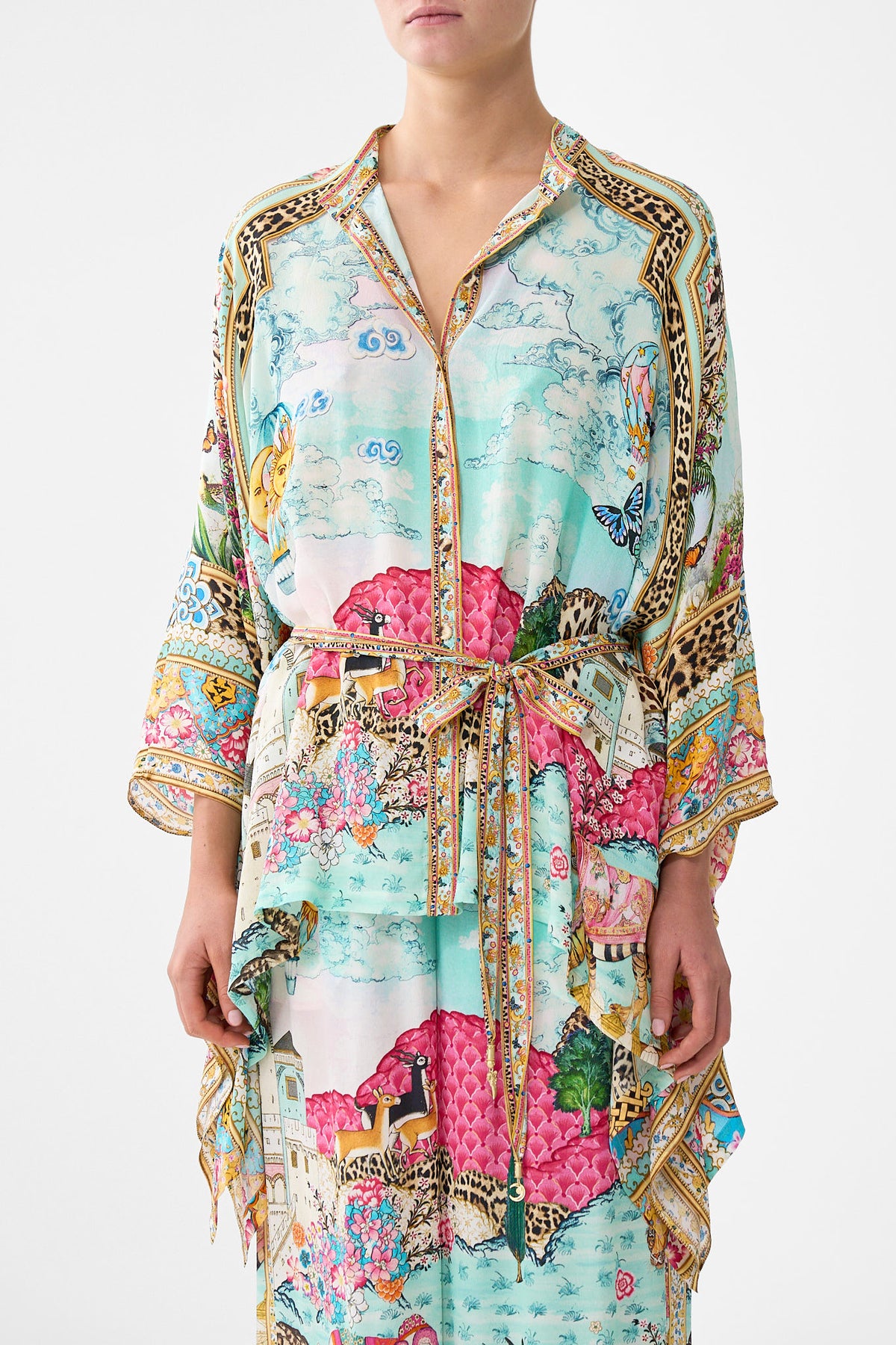 BUTTON THROUGH SCARF BLOUSE MINIATURE MOMENTS