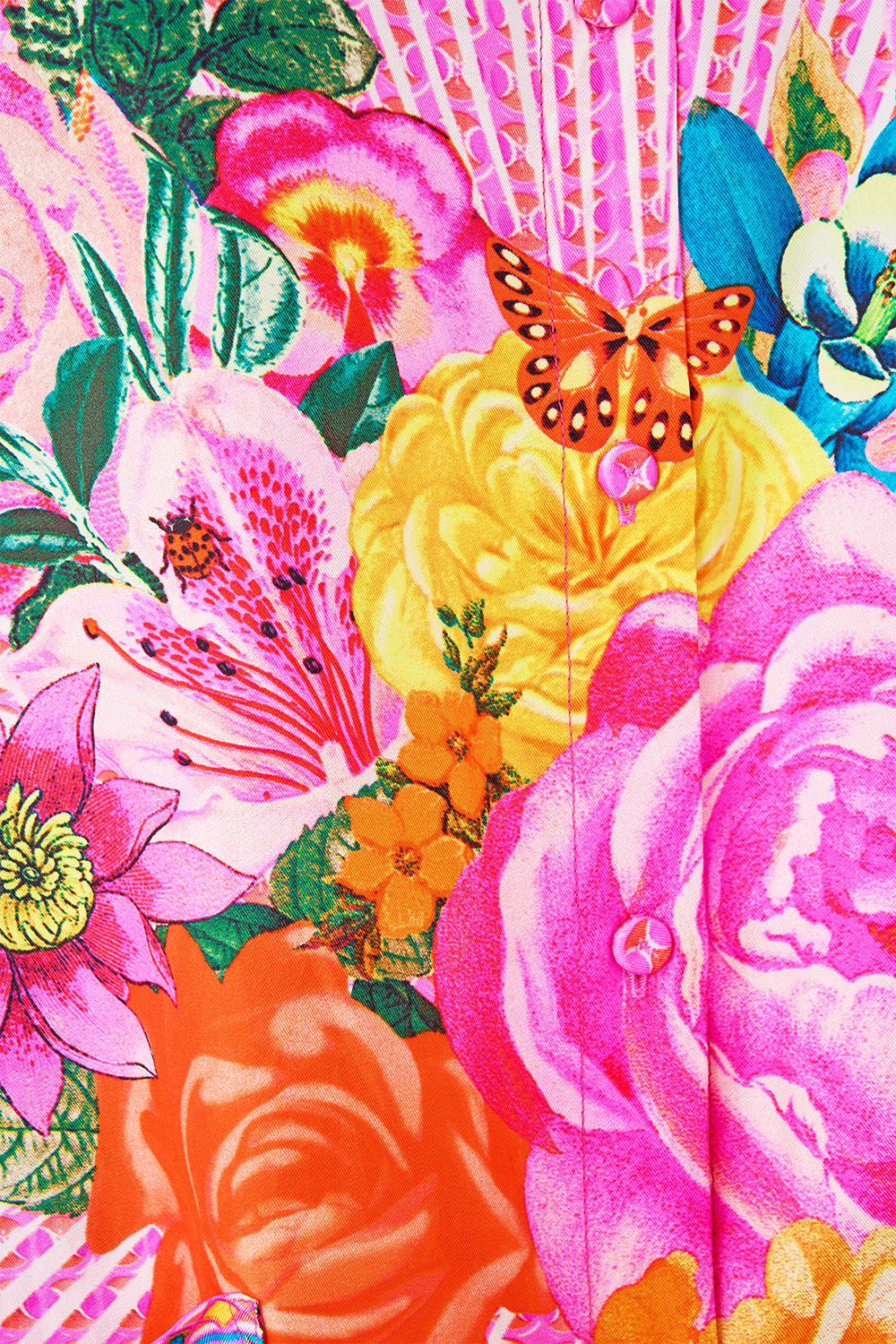 The CAMILLA SHIRT TUNIC WITH POCKETS ILLUSTRATION NATION