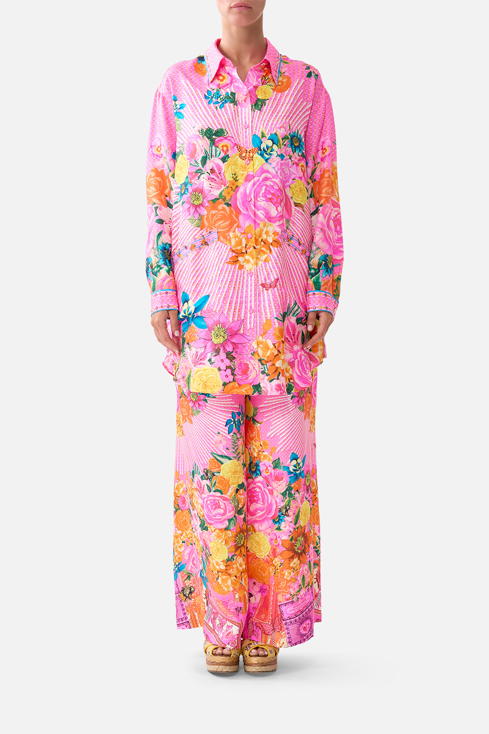 The CAMILLA SHIRT TUNIC WITH POCKETS ILLUSTRATION NATIONILLUSTRATION NATION