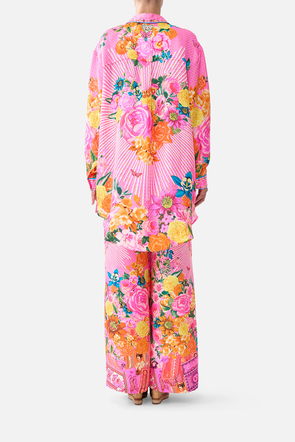 The CAMILLA SHIRT TUNIC WITH POCKETS ILLUSTRATION NATION