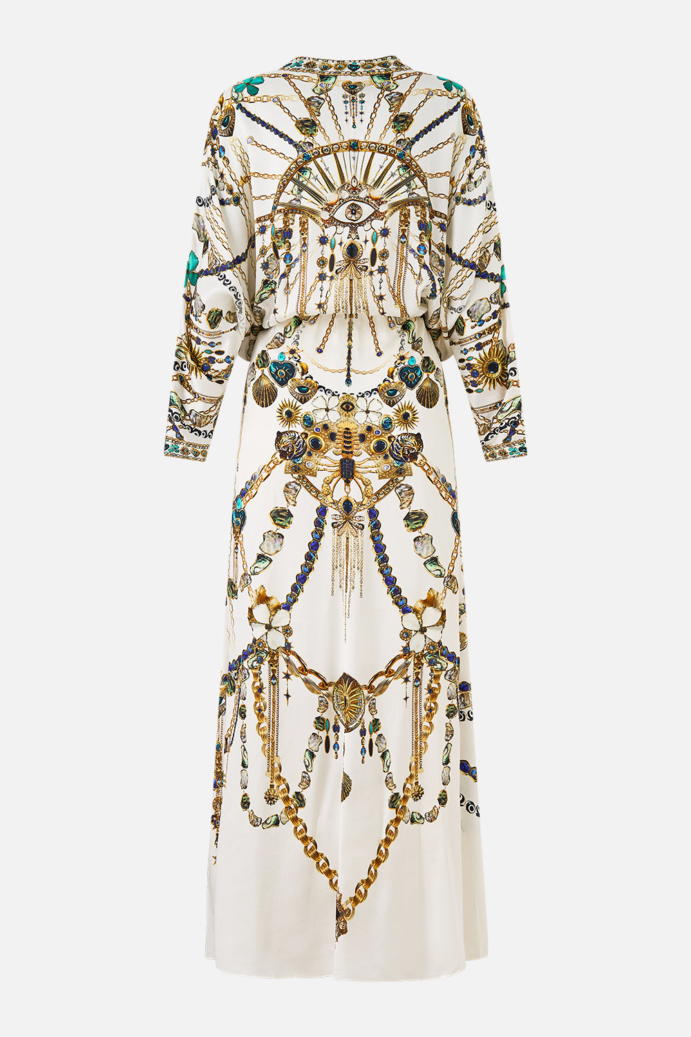 The CAMILLA TWIST FRONT BATWING DRESS CHAIN GANG