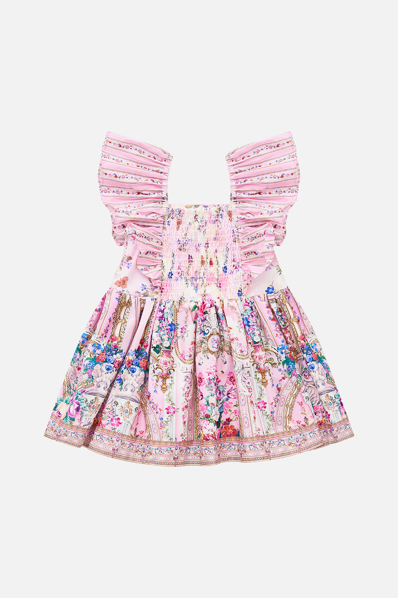 BABIES TEE DRESS WITH FRILL SHOULDER AND HEM ILLUSTRATION NATION main image 1