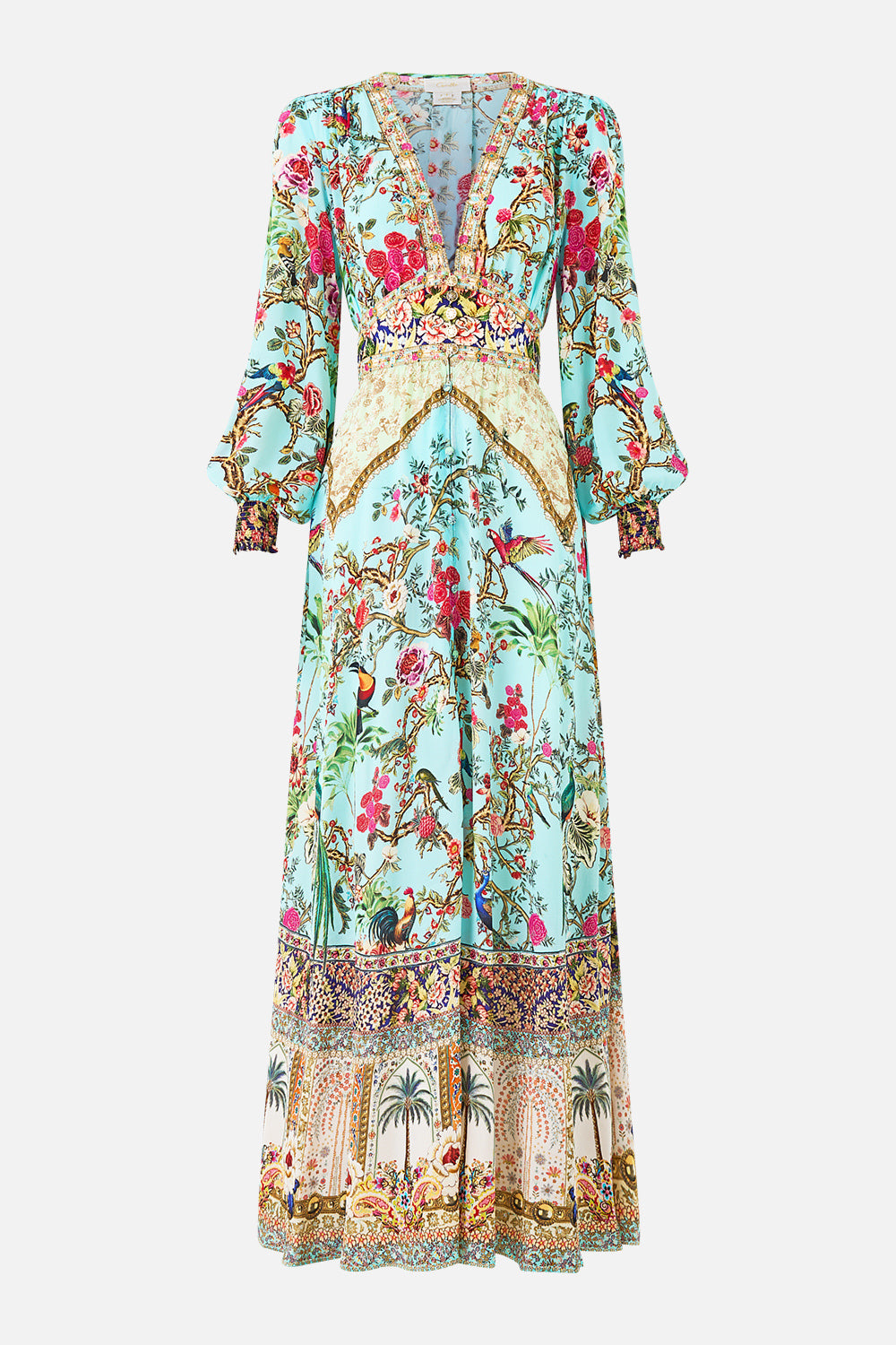 BUTTON DRESS WITH SHAPED WAISTBAND SULTANS AND QUEENS