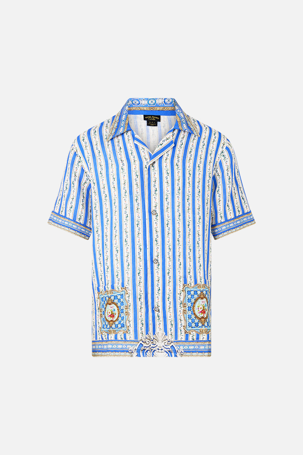SHORT SLEEVE CABANA SHIRT OTTOMAN OPULENCE