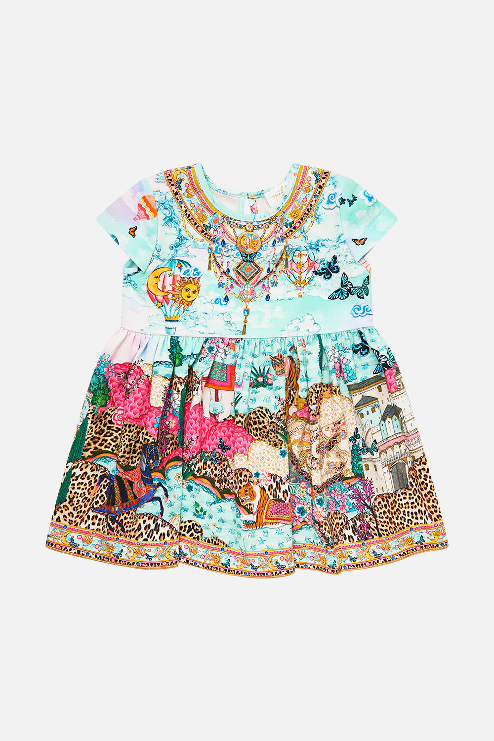 The CAMILLA BABIES TEE DRESS WITH GATHERED SKIRT MINIATURE MOMENTSMINIATURE MOMENTS