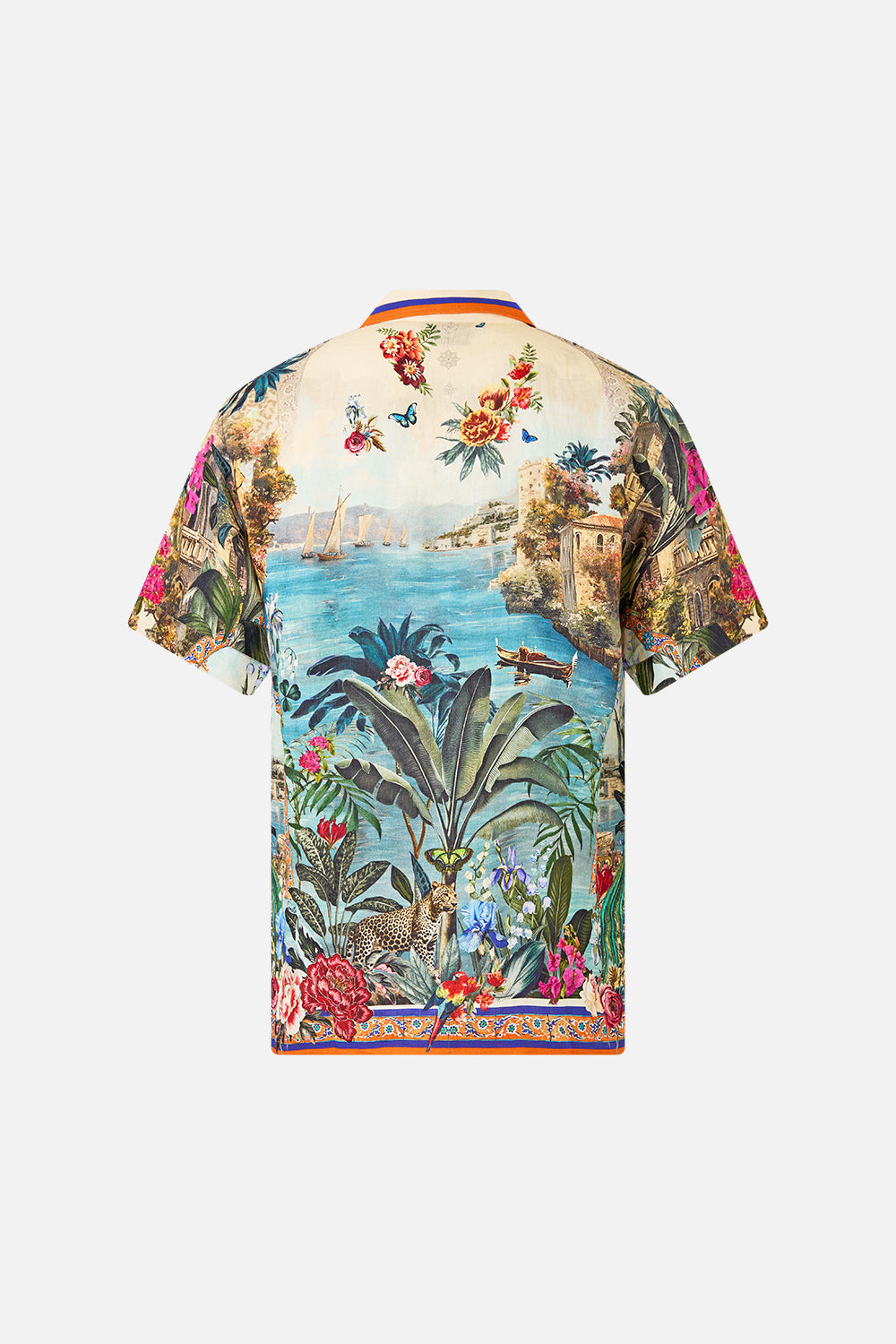 The CAMILLA SHORT SLEEVE CABANA SHIRT BODRUM BOTANICALS
