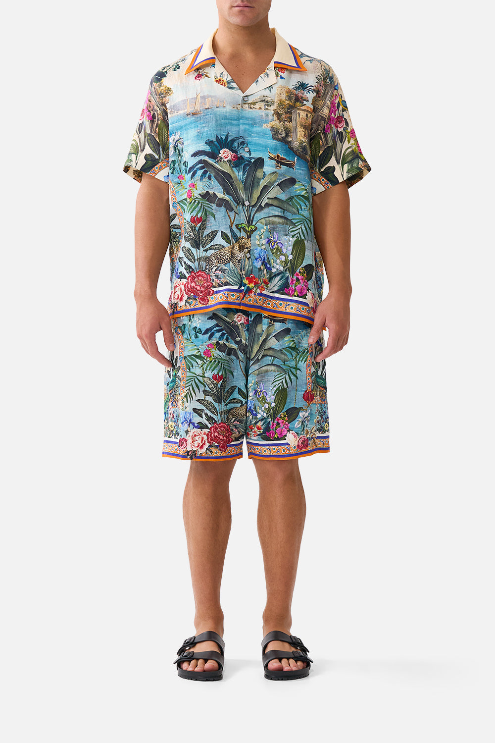 The CAMILLA SHORT SLEEVE CABANA SHIRT BODRUM BOTANICALSBODRUM BOTANICALS
