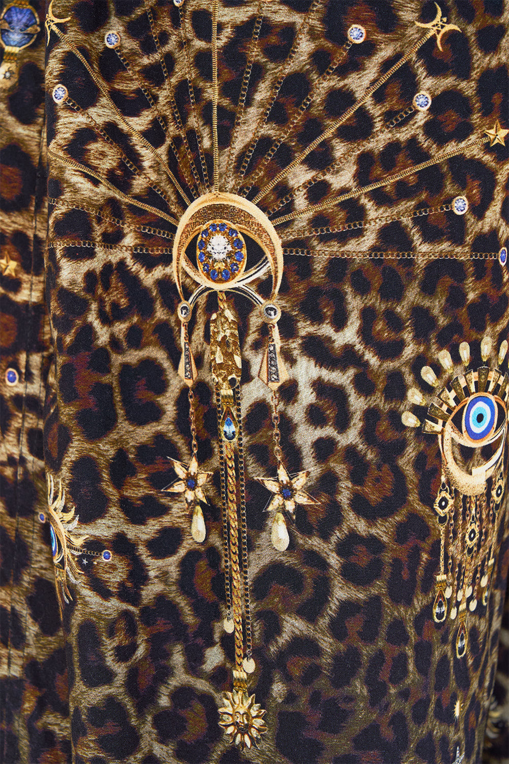 The CAMILLA PARACHUTE PANT WITH ELASTIC WAIST FELINE FOLKLORE