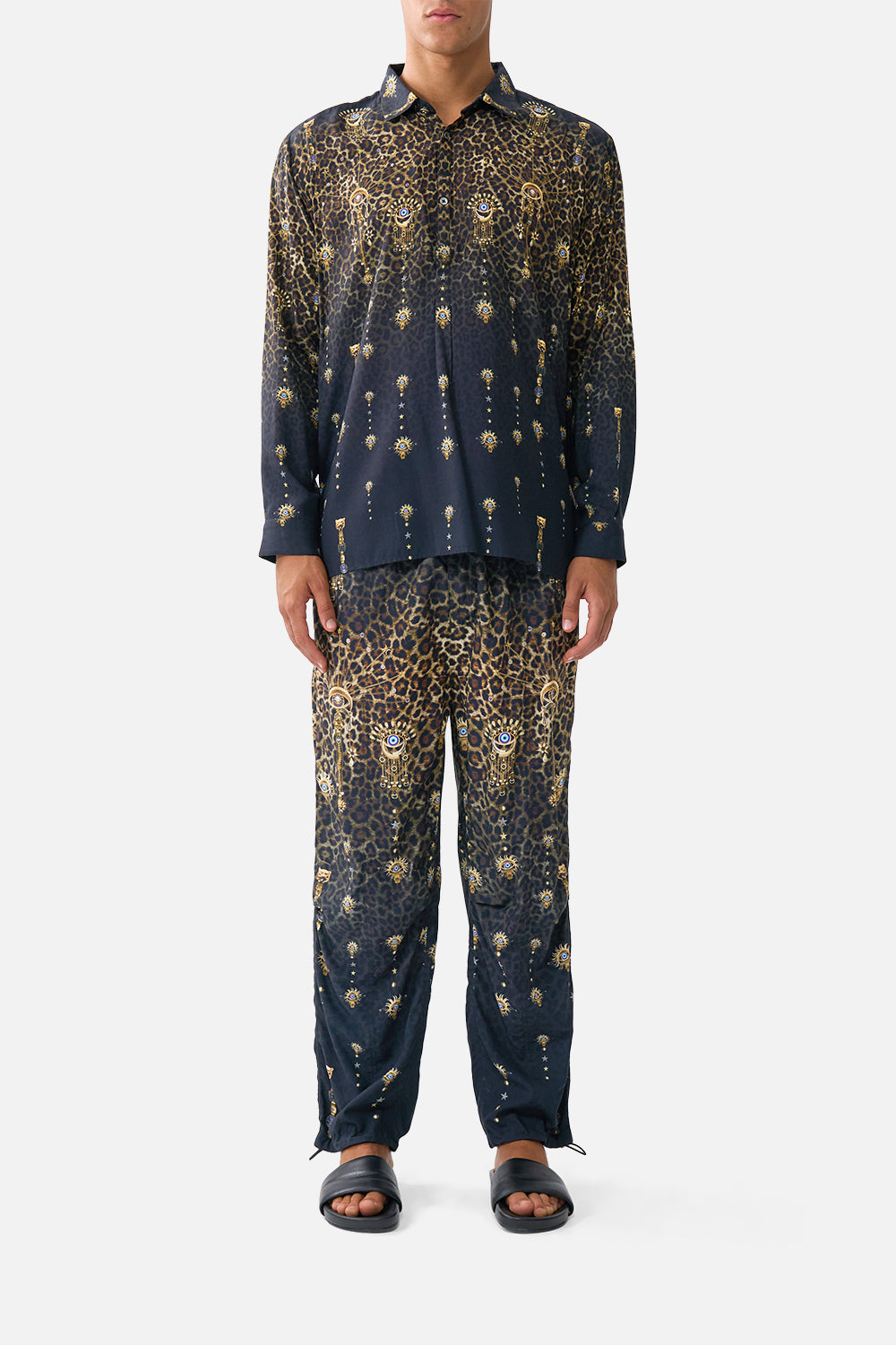 The CAMILLA PARACHUTE PANT WITH ELASTIC WAIST FELINE FOLKLOREFELINE FOLKLORE