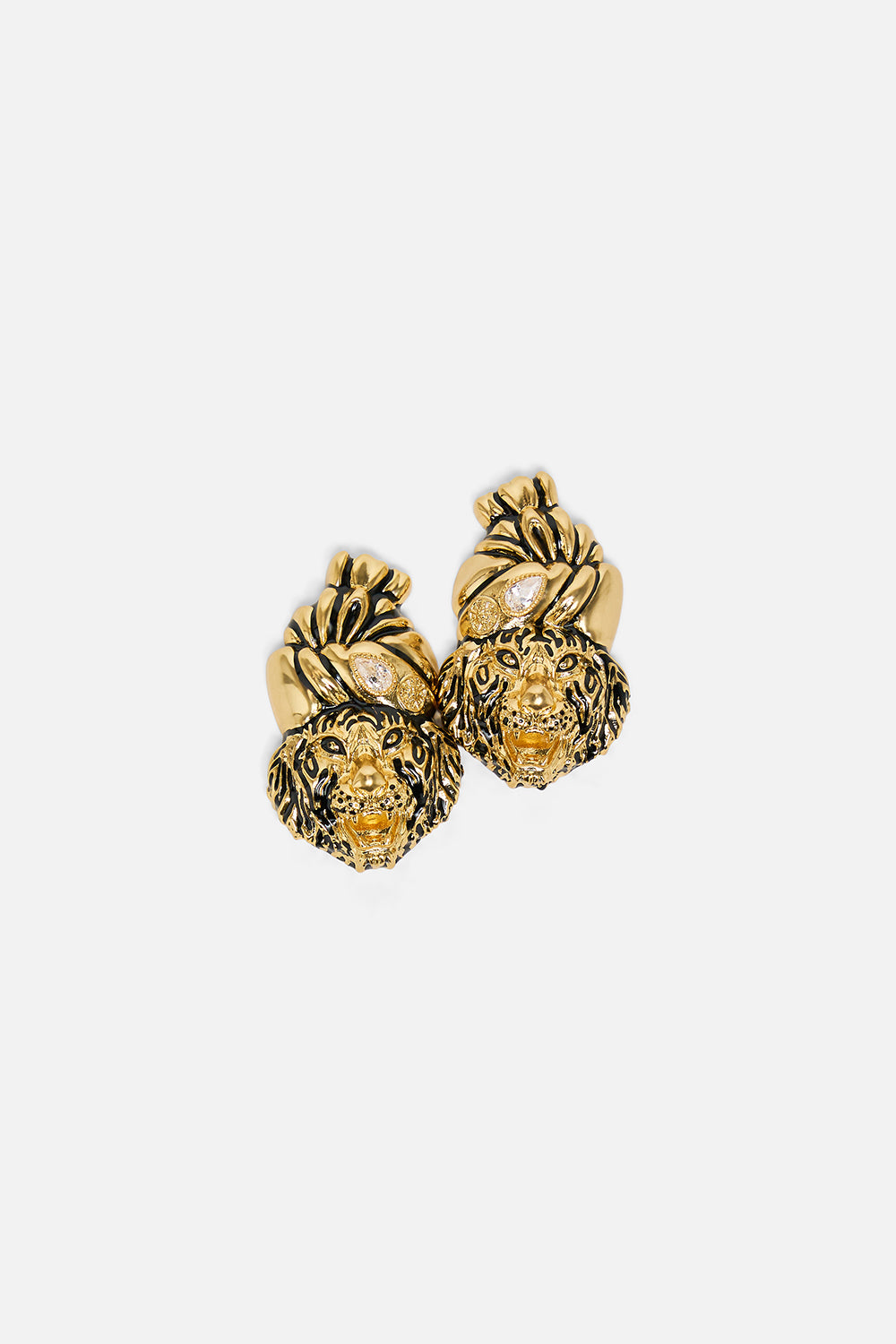 CAMILLA Jaggi Head Clothing Magnet in Gold print
