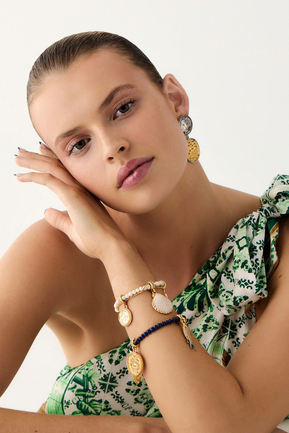 The CAMILLA ARTISAN ARTILLERY CHARM BRACELET GOLD