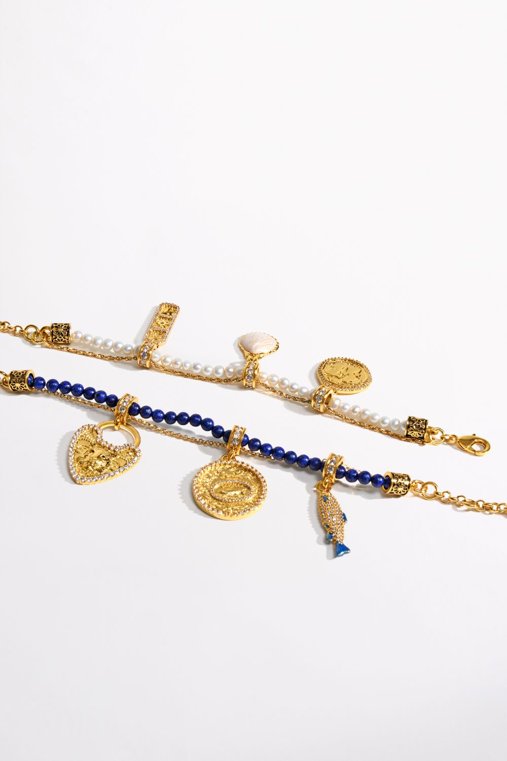 The CAMILLA ARTISAN ARTILLERY CHARM BRACELET GOLD