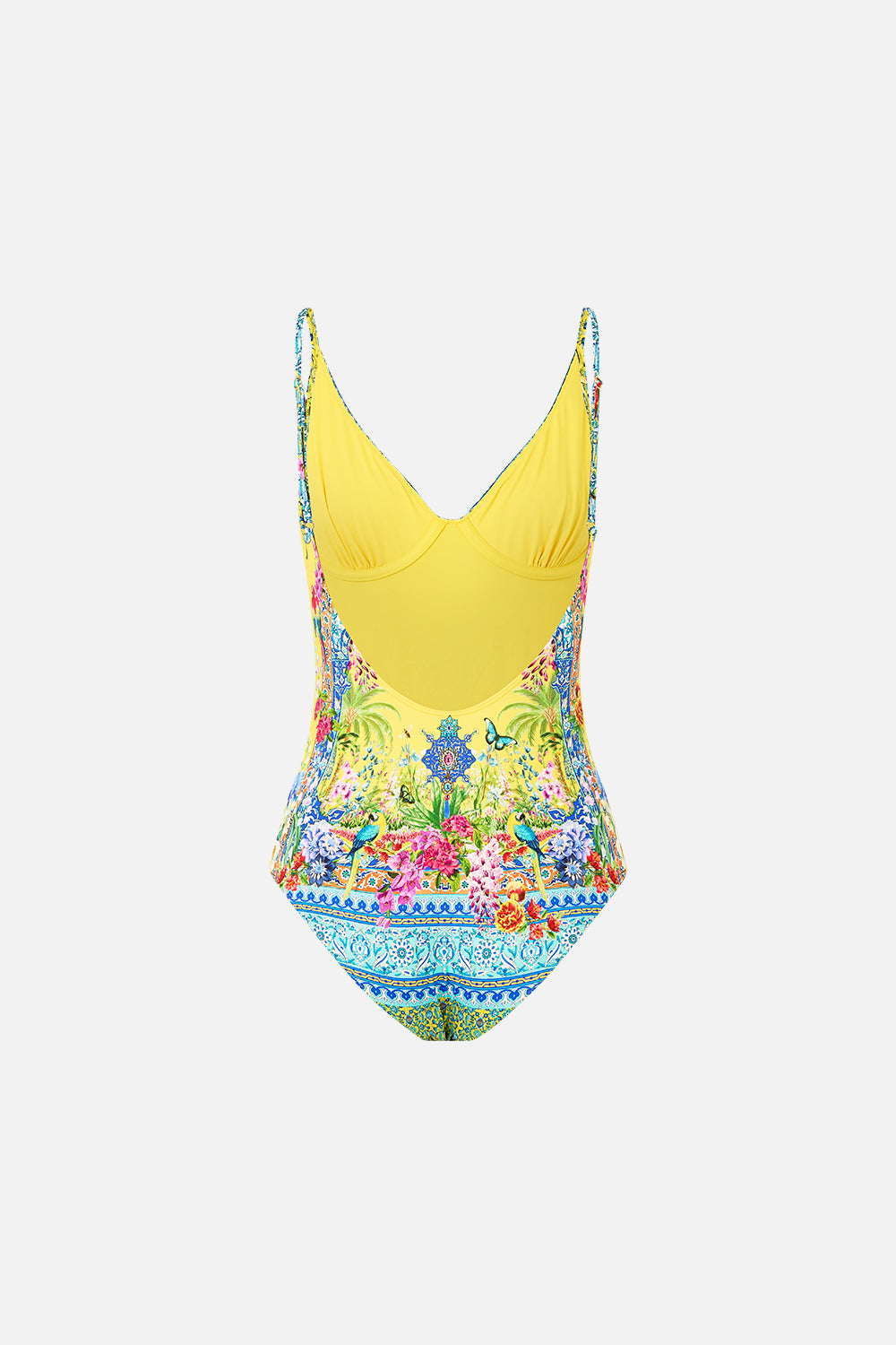 The CAMILLA V NECK UNDERWIRE ONE PIECE WITH SCOOP BACK SULTANAHMET SUMMER