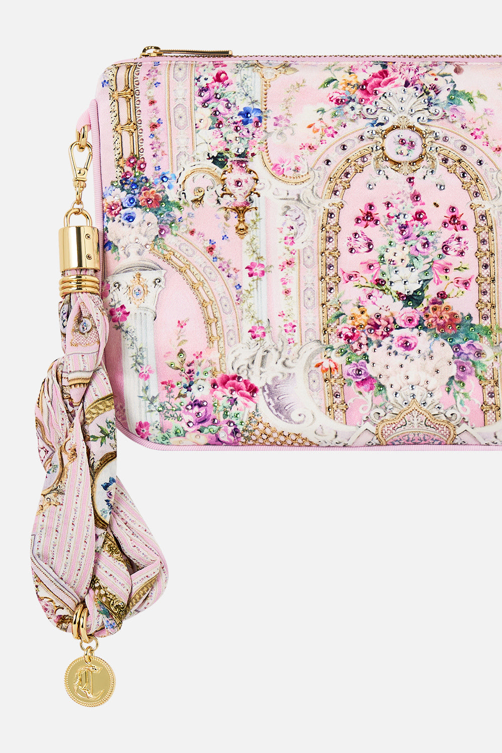 The CAMILLA SCARF CLUTCH PALATIAL PASTELS