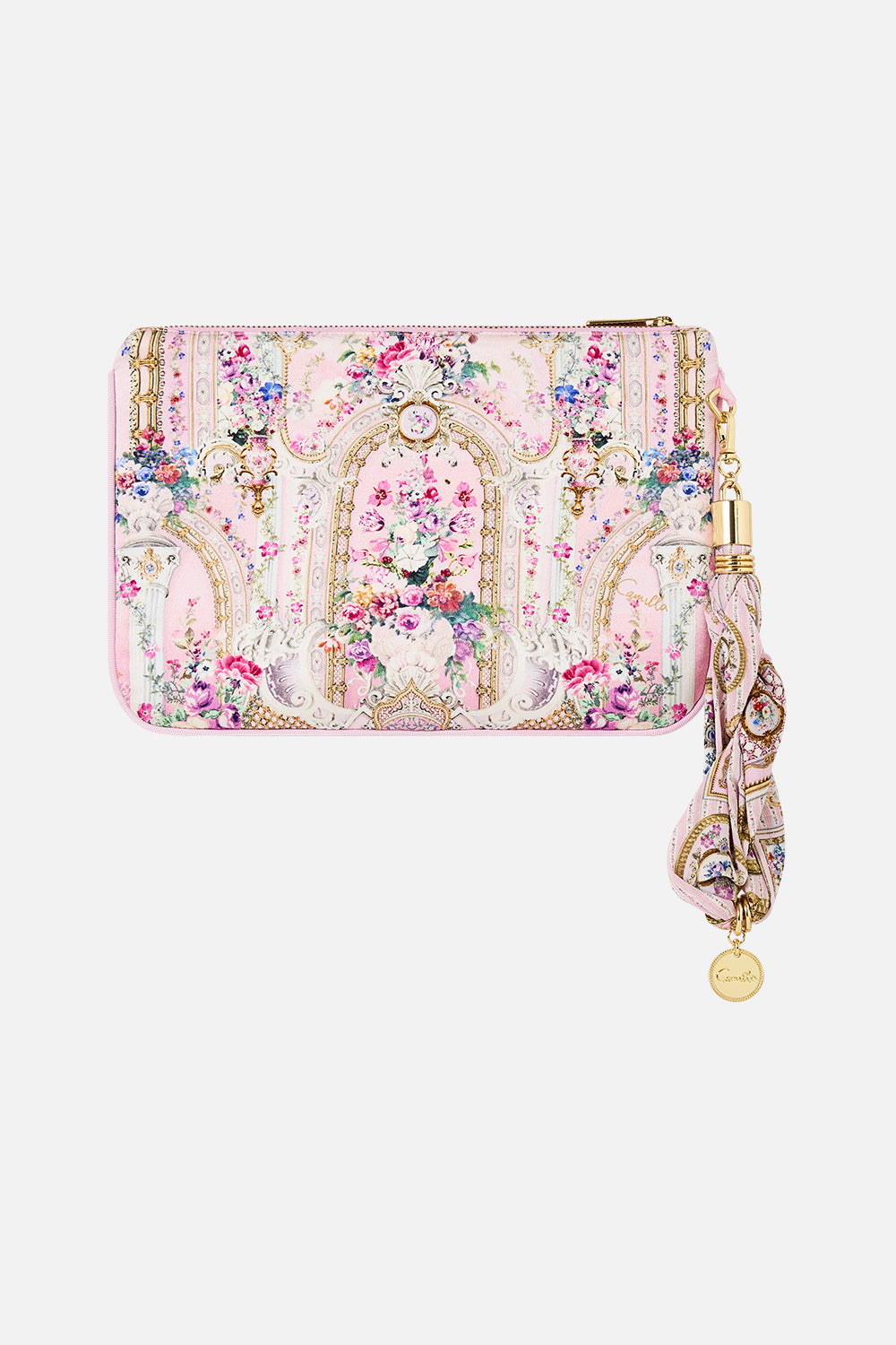 The CAMILLA SCARF CLUTCH PALATIAL PASTELS