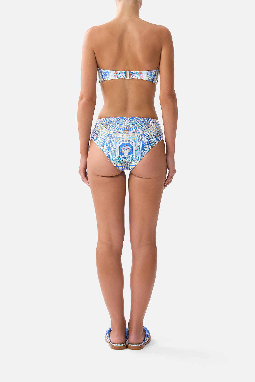 The CAMILLA MID RISE BIKINI BOTTOM OTTOMAN OPULENCE