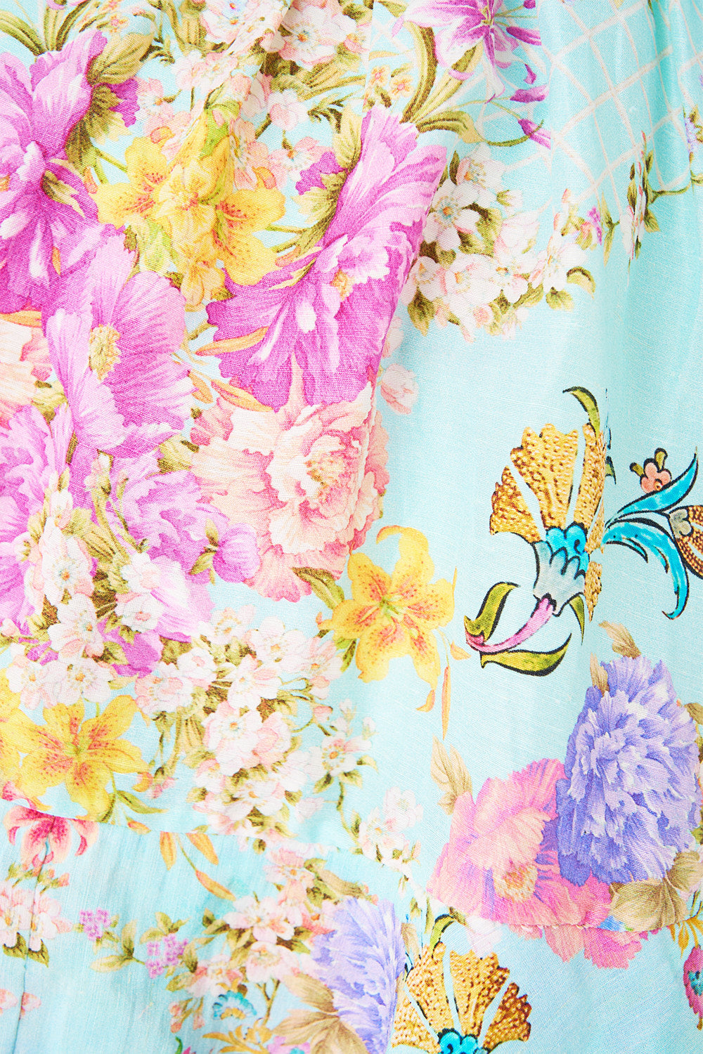 The CAMILLA BUTTON FRONT FRILL DRESS BAZAAR BLOOMS